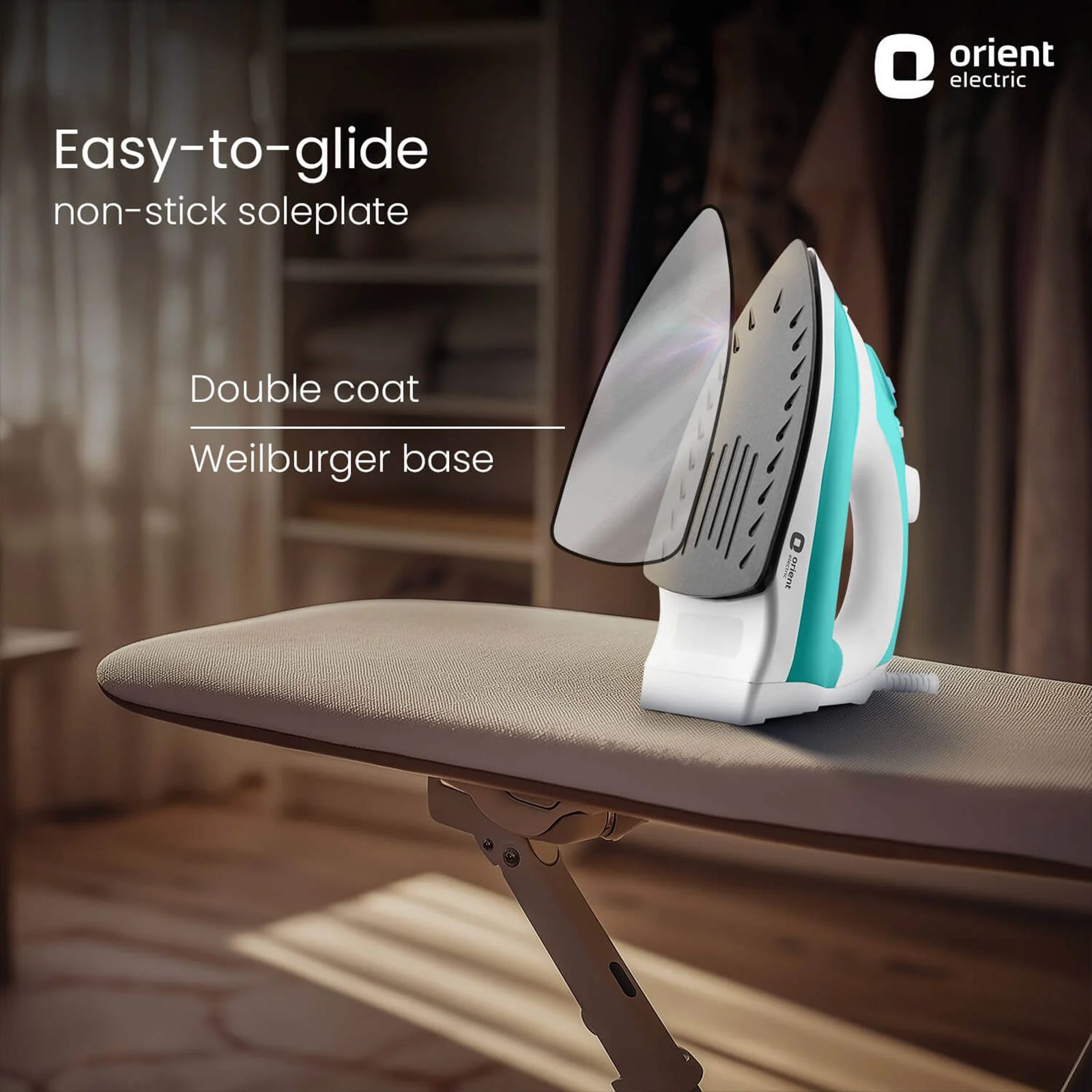 Buy Orient 1440 Watts 200ml Steam Iron (Temperature Control, Green